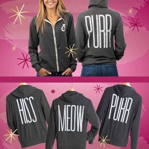 CATLADYBOX Purr Graphic Hoodie Size 3XL